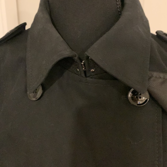 Banana Republic Classic Black Trench NWOT - Picture 7 of 12